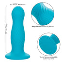 CalExotics Wave Rider Swell plug anale in silicone liquido blu – foto 6