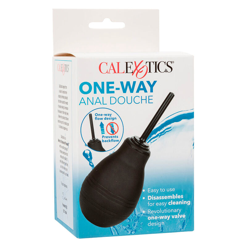 CalExotics One Way Doccia Anale con Valvola Antiriflusso Nera – immagine 8