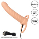 CalExotics Maxx Ribbed Dual Penetrator Sonda Vibrante con Anello Fallico Ricaricabile – immagine 8