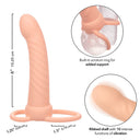 CalExotics Maxx Ribbed Dual Penetrator Sonda Vibrante con Anello Fallico Ricaricabile – immagine 9
