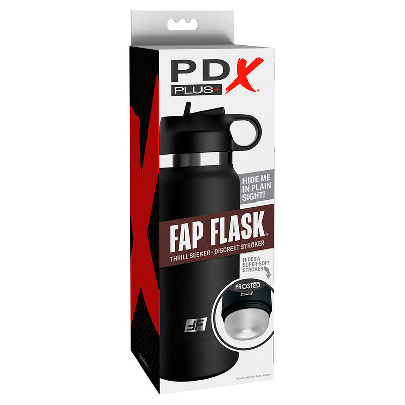 PDX Plus Fap Flask Masturbatore Discreto a Borraccia Trasparente