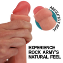 Rock Army Raptor dildo realistico in silicone liquido 24 cm – foto 3