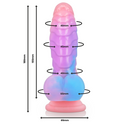 EPIC Empusa Dildo Fantasy in silicone 18 cm con Ventosa – foto 3