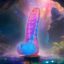 EPIC Empusa Dildo Fantasy in silicone 18 cm con Ventosa – foto 2