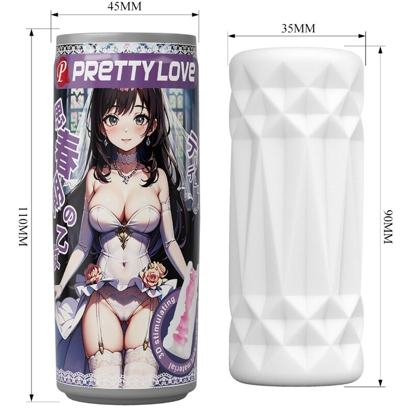 Pretty Love Masturbatore Maschile Can a Barattolo Modello 2 – immagine 6
