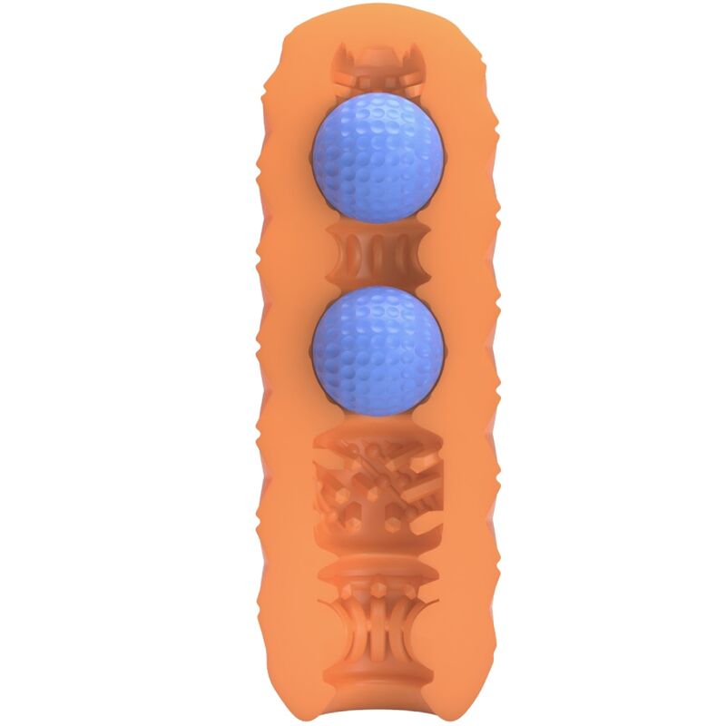 Pretty Love Twin Balls Masturbatore con Sfere Interne Arancione – immagine 3