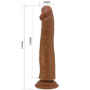 Pretty Love Sharife dildo realistico 25 cm marrone – foto 5