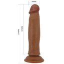Pretty Love Keon dildo realistico 21 cm marrone – foto 6