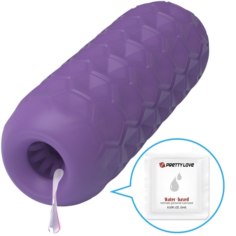 Pretty Love Twin Balls Masturbatore con Sfere Interne Viola – immagine 3