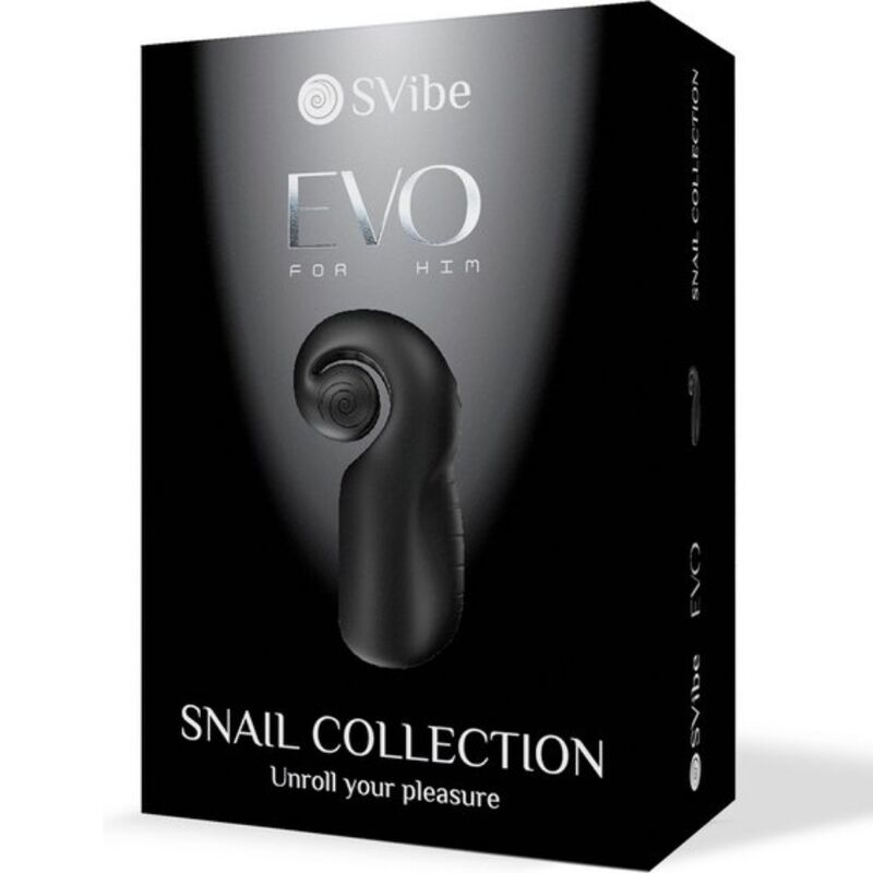 Snail Vibe EVO per Lui Masturbatore Slide N'Roll Nero – immagine 7