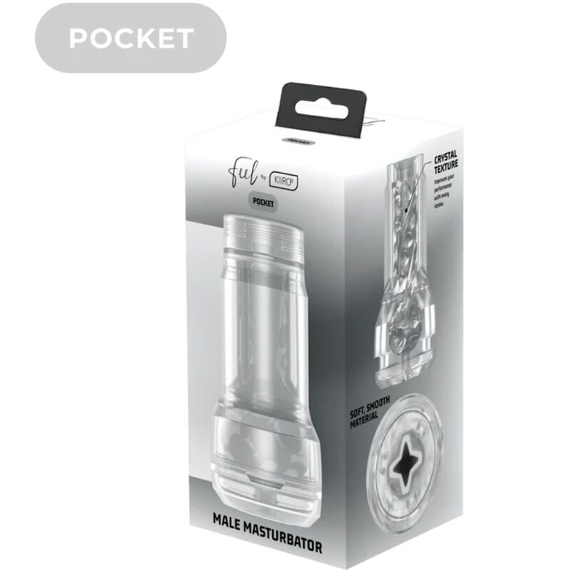 Kiiroo Feel Pocket Stroker Crystal Masturbatore Trasparente – immagine 7