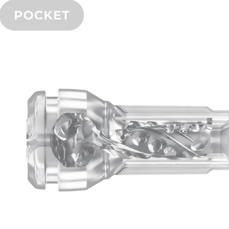 Kiiroo Feel Pocket Stroker Crystal Masturbatore Trasparente – immagine 4