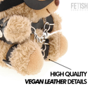 Orsetto di peluche BDSM Fetish Submissive Mishka con maschera da coniglio – foto 4