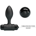 Pretty Love Vibra Butt plug anale vibrante nero – foto 5