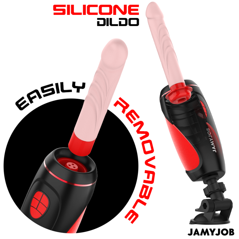 Jamyjob Pyston Base Masturbatore Automatico con Dildo e Telecomando – immagine 4