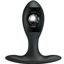 Pretty Love plug anale gonfiabile in silicone nero – foto 4