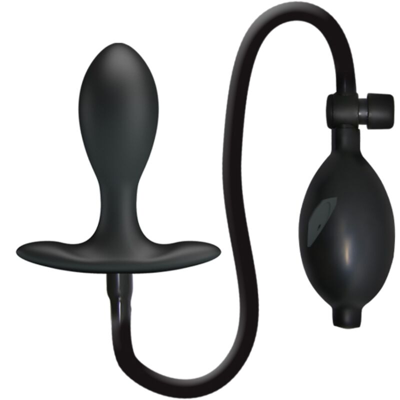 Pretty Love plug anale gonfiabile in silicone nero
