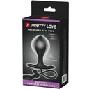 Pretty Love plug anale gonfiabile in silicone nero – foto 7