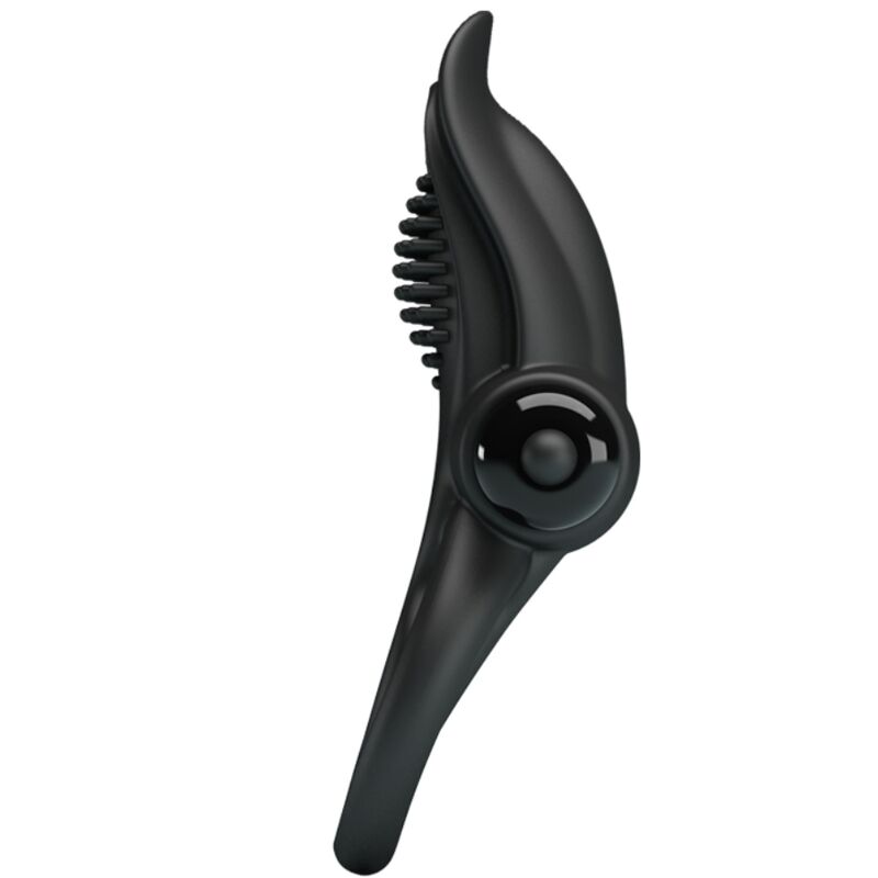 Pretty Love Doppio Anello Vibrante con Stimolatore Clitoride Nero – immagine 2