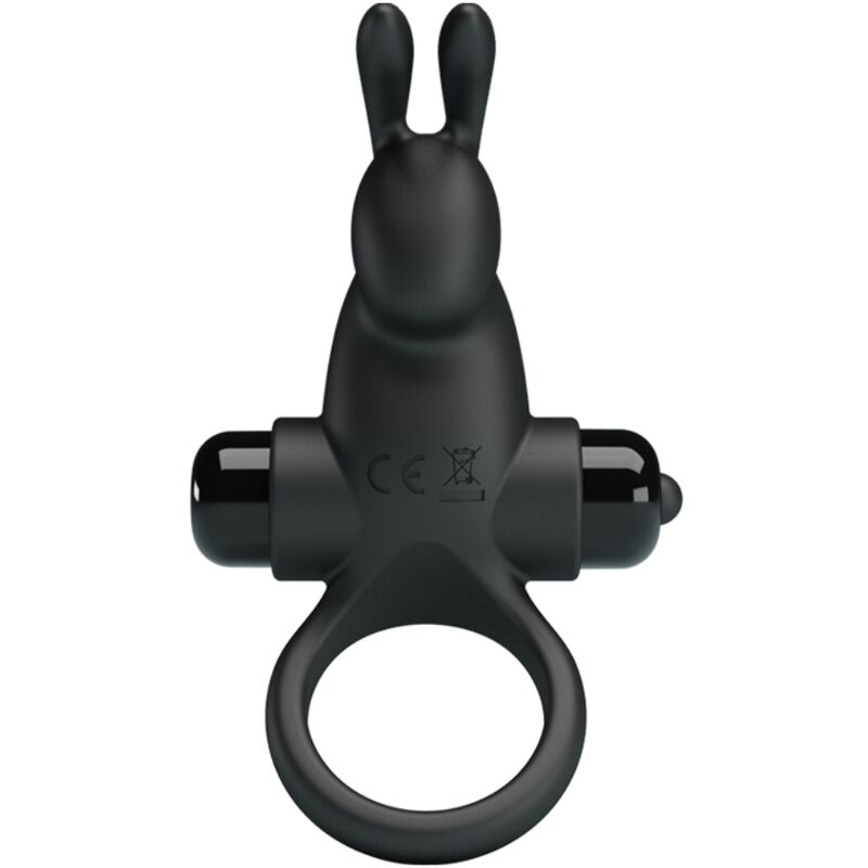 Pretty Love Anello Vibrante Coniglietto con Stimolatore Clitoride Nero – immagine 2