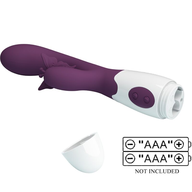 Pretty Love Butterfly Kiss Vibratore Rabbit con Farfalla Viola – immagine 5