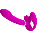 Pretty Love Valerie Strap-On Strapless Vibrante 12 Vibrazioni Viola