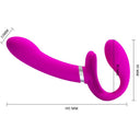 Pretty Love Valerie Strap-On Strapless Vibrante 12 Vibrazioni Viola – immagine 4