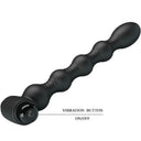 Pretty Love Lynn plug anale vibrante in silicone nero – foto 5
