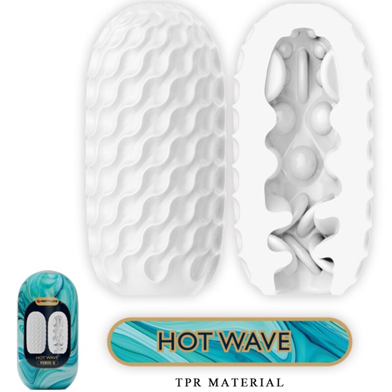Pretty Love Hot Wave Masturbatore Maschile Bianco – immagine 2