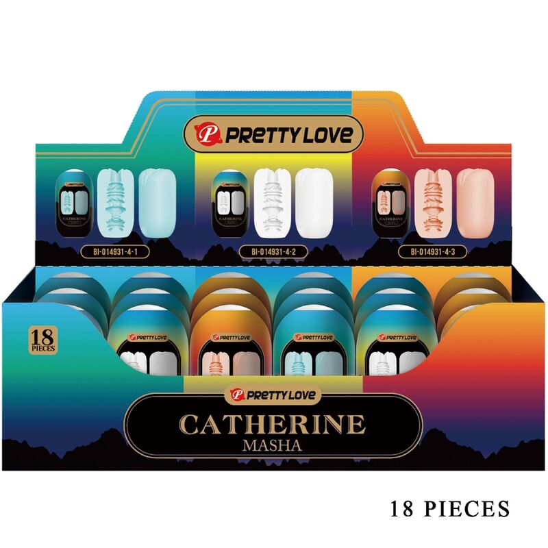Pretty Love Masha Espositore 18 Masturbatori Assortiti
