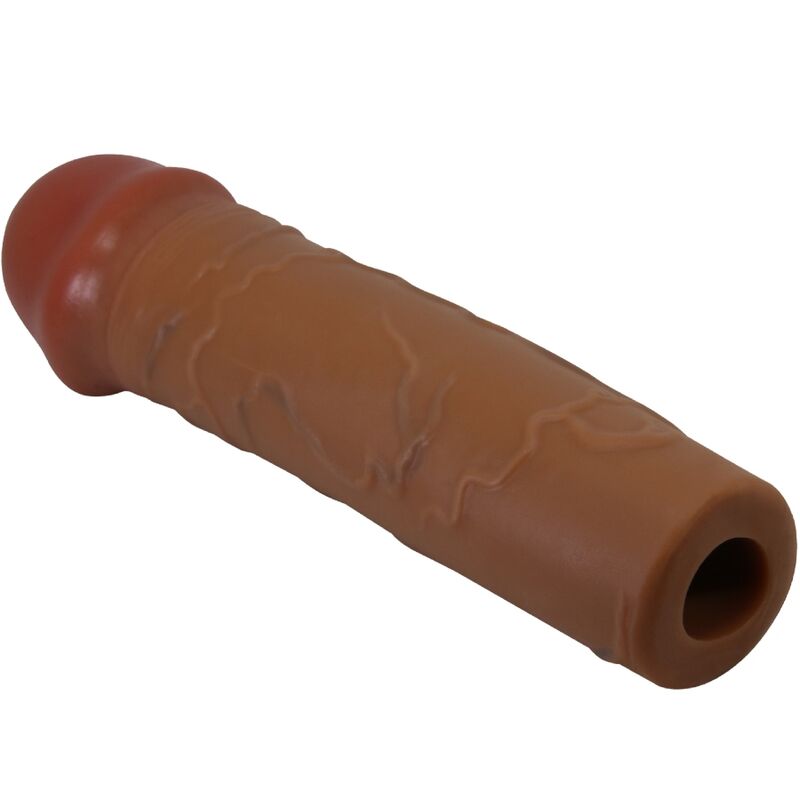Pretty Love Nile Guaina per Pene con Estensione 2,5 cm Caramello – immagine 2