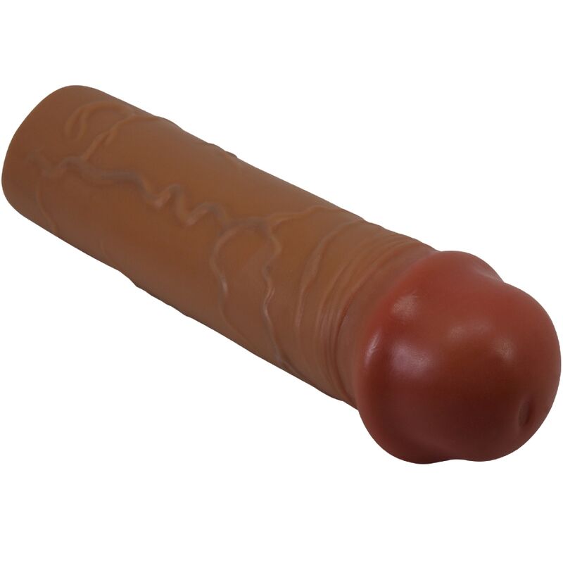 Pretty Love Nile Guaina per Pene con Estensione 2,5 cm Caramello – immagine 3