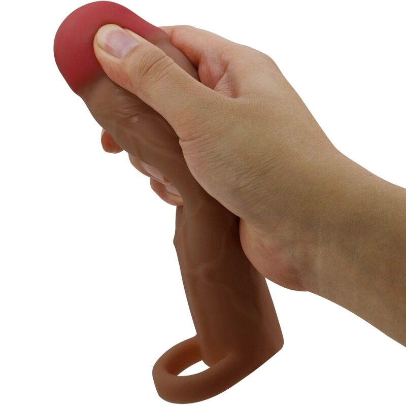 Pretty Love Hani Guaina per Pene con Estensione 5 cm Caramello – immagine 4