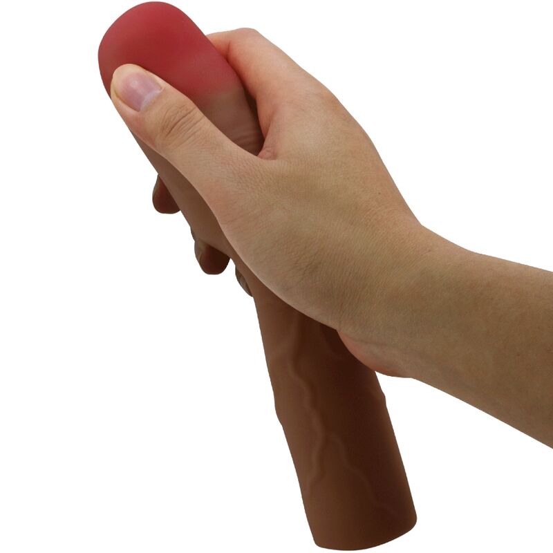 Pretty Love Kylian Guaina per Pene con Estensione 7,6 cm Caramello – immagine 4