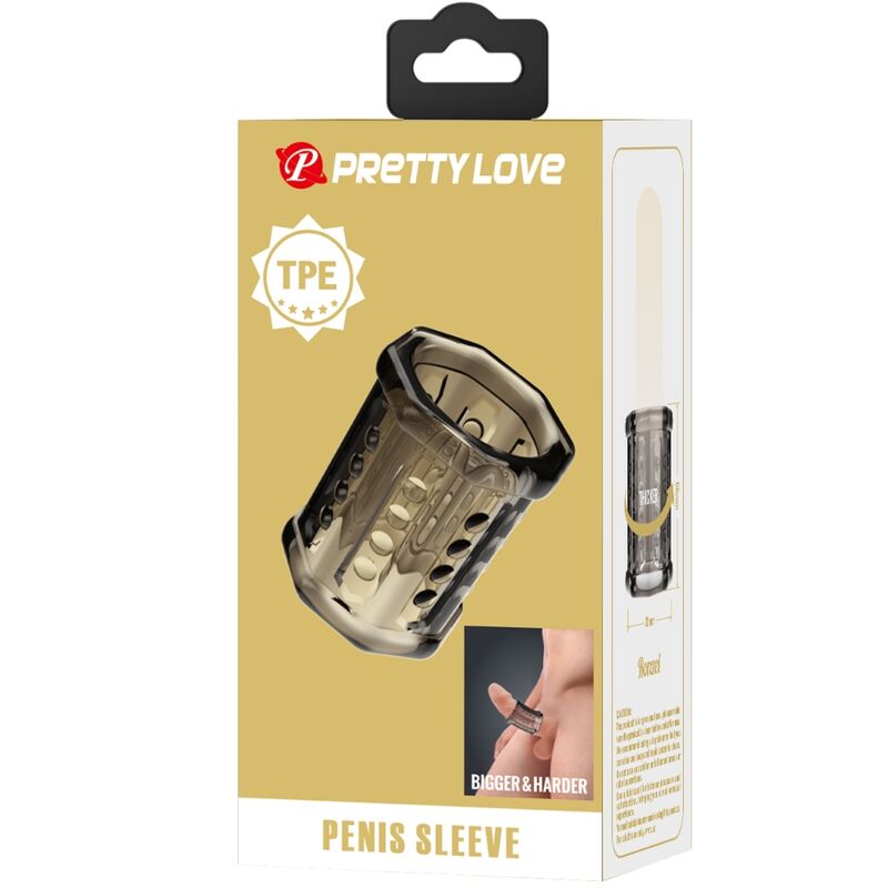 Pretty Love Ronael Guaina per Pene Super Elastica con Nodi Trasparente – immagine 5