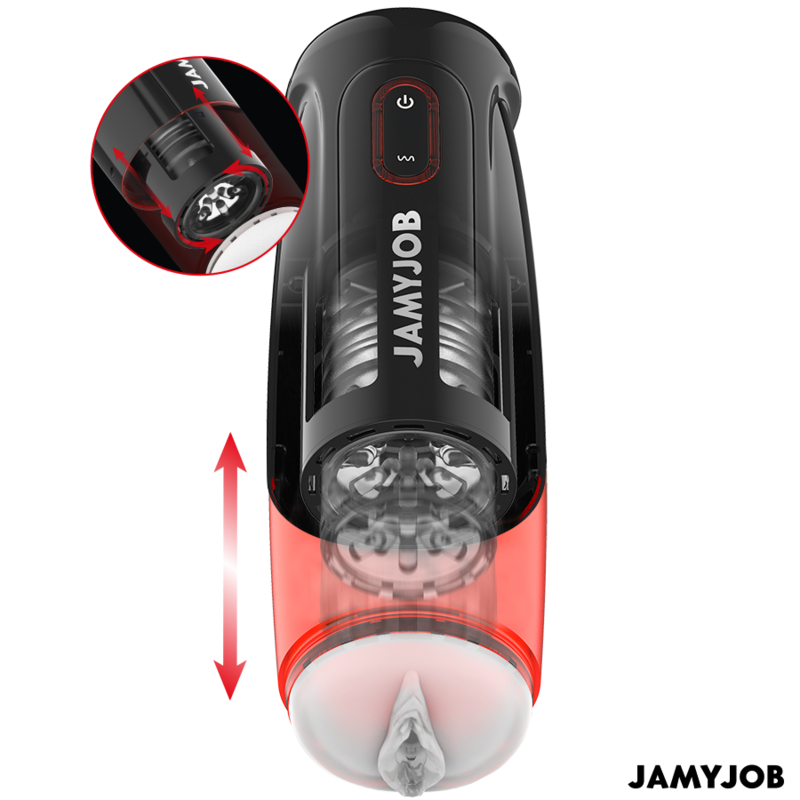 Jamyjob Storm Masturbatore Automatico 10 Rotazioni e 10 Spinte – immagine 2