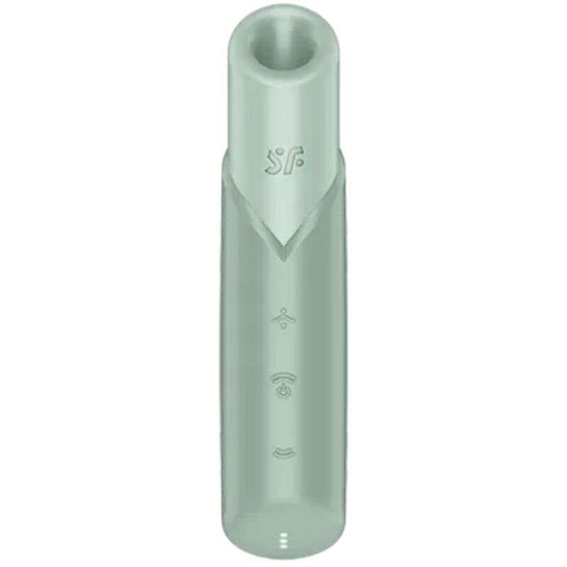Satisfyer Naughty Kiss Wave Stimolatore Clitorideo a Onde di Pressione d'aria Acquamarina