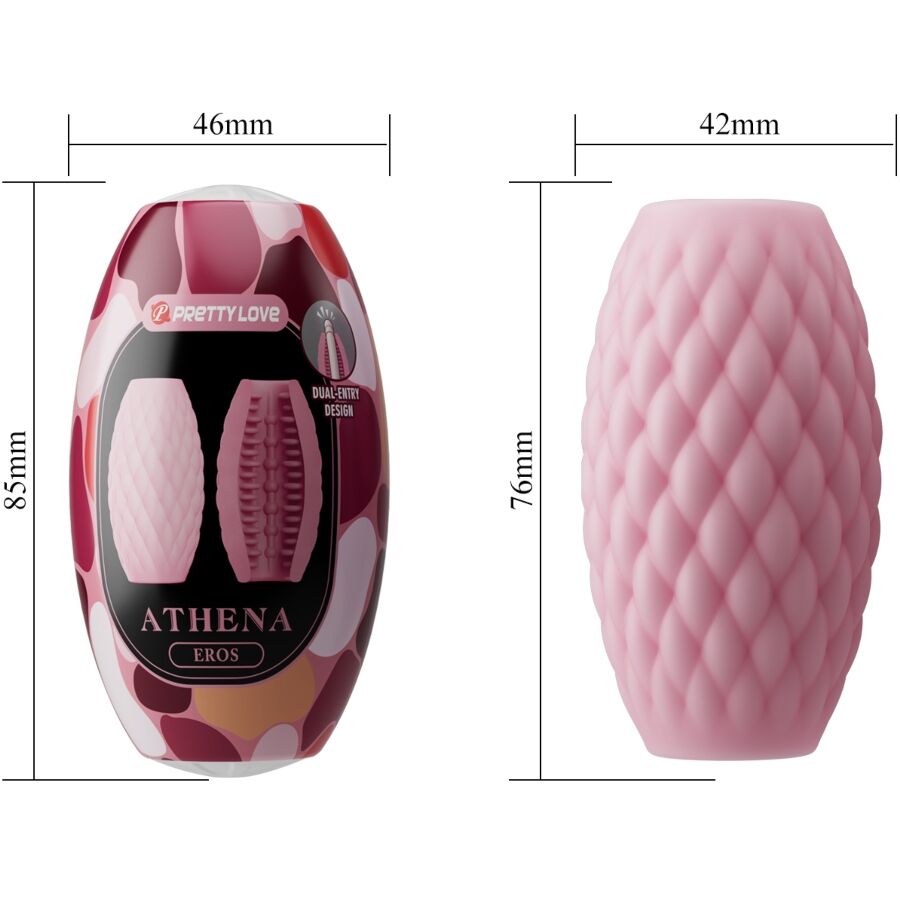 Pretty Love Athena Eros Masturbatore Doppio Ingresso Rosa – immagine 6