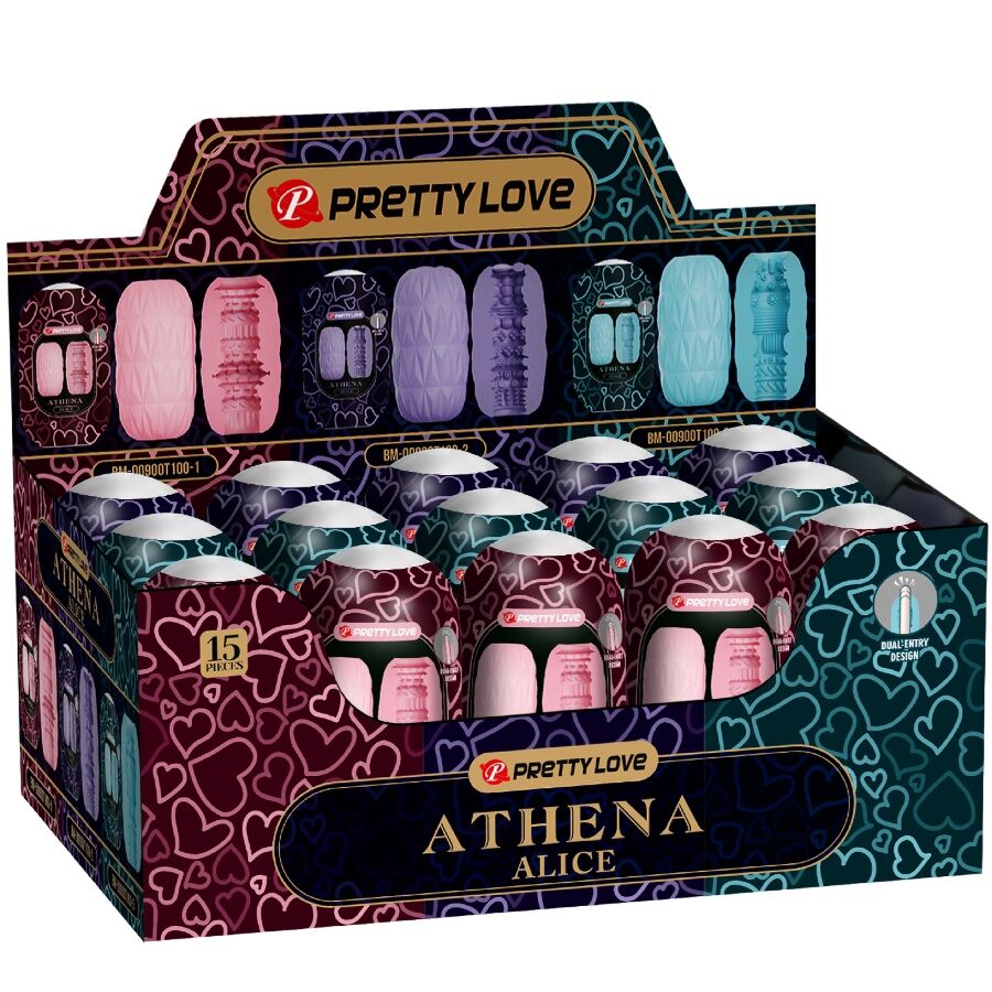 Pretty Love Athena Alice Espositore 15 Masturbatori a Uovo