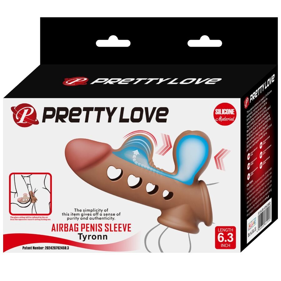 Pretty Love Tyronn Guaina per Pene con Airbag Gonfiabile – immagine 13