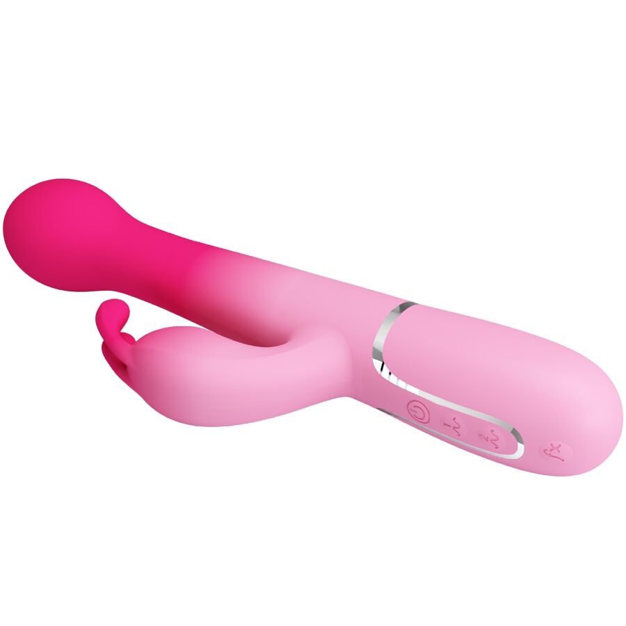 Pretty Love Dejon Vibratore Rabbit 3 in 1 Rotante e Pulsante Rosa – immagine 4