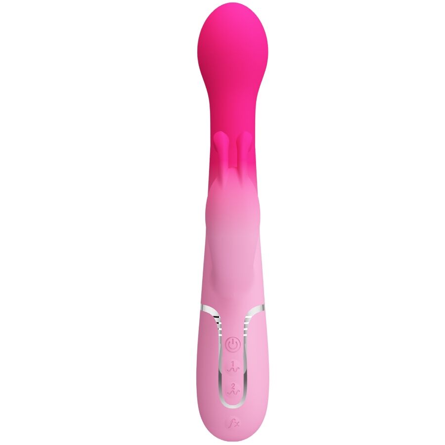 Pretty Love Dejon Vibratore Rabbit 3 in 1 Rotante e Pulsante Rosa – immagine 3