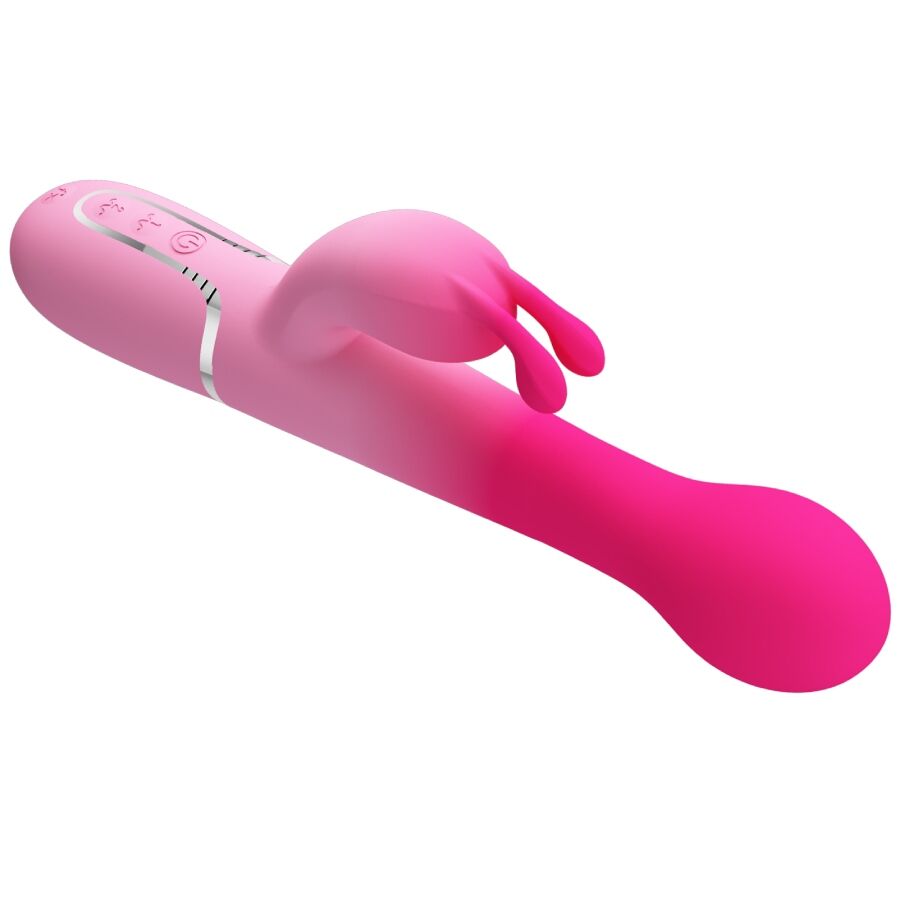 Pretty Love Dejon Vibratore Rabbit 3 in 1 Rotante e Pulsante Rosa – immagine 7