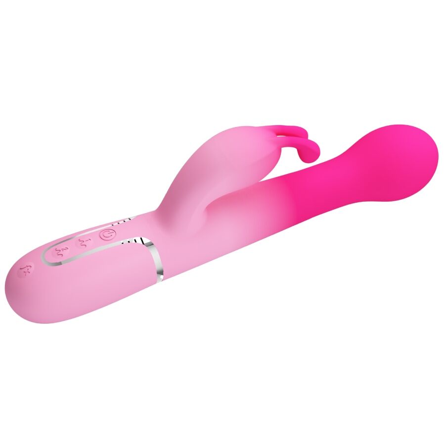 Pretty Love Dejon Vibratore Rabbit 3 in 1 Rotante e Pulsante Rosa – immagine 5