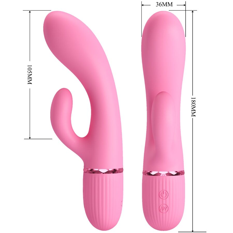 Pretty Love Marski Vibratore Rabbit Punto G 10 Funzioni Rosa – immagine 6