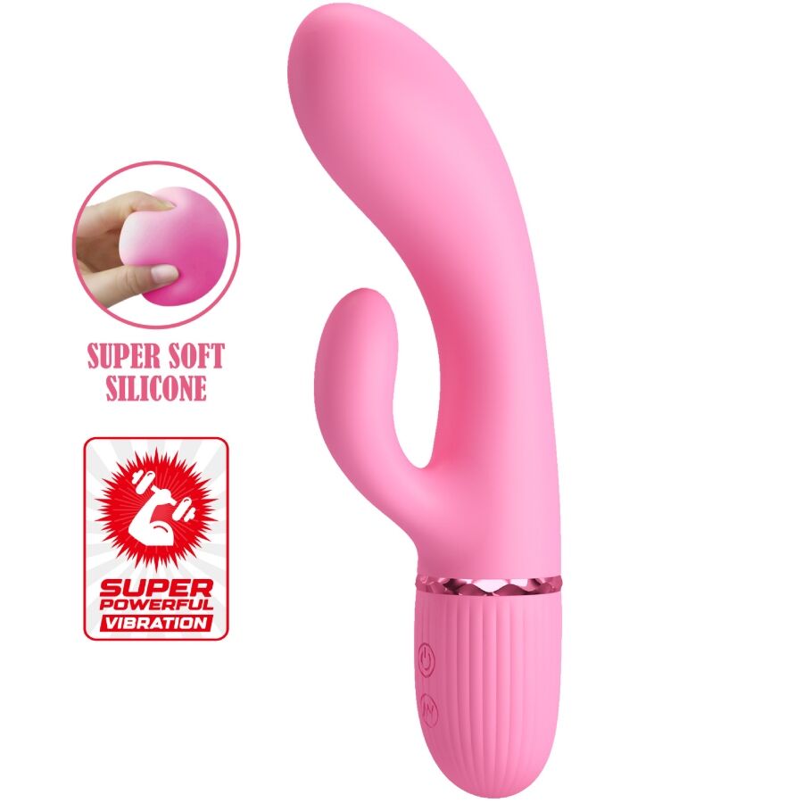 Pretty Love Marski Vibratore Rabbit Punto G 10 Funzioni Rosa