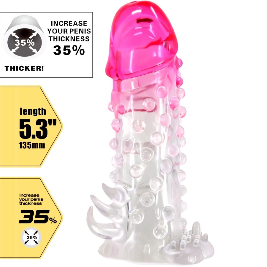 Pretty Love Wilford Guaina Estensore con Stimolatore Anale Rosa – immagine 4