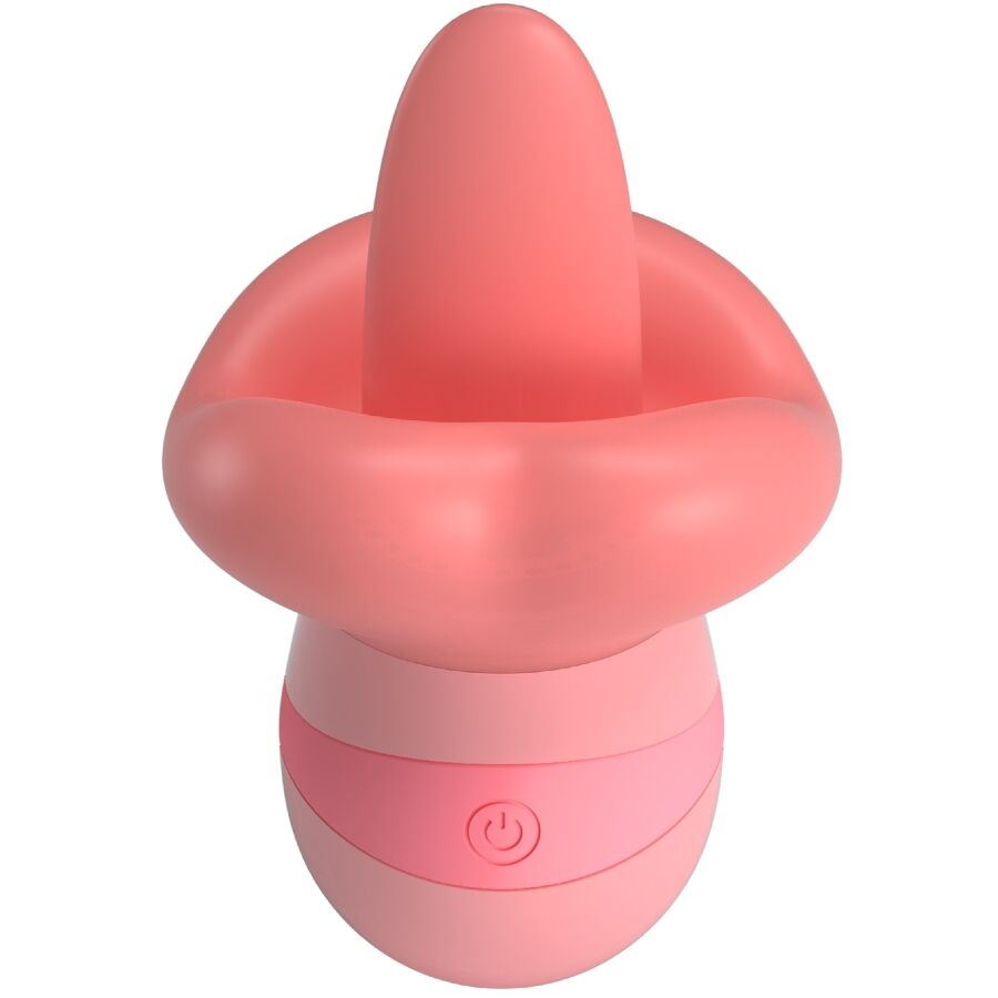 Pretty Love Kylee Stimolatore Clitoride con Lingua 10 Vibrazioni Rosa Nudo