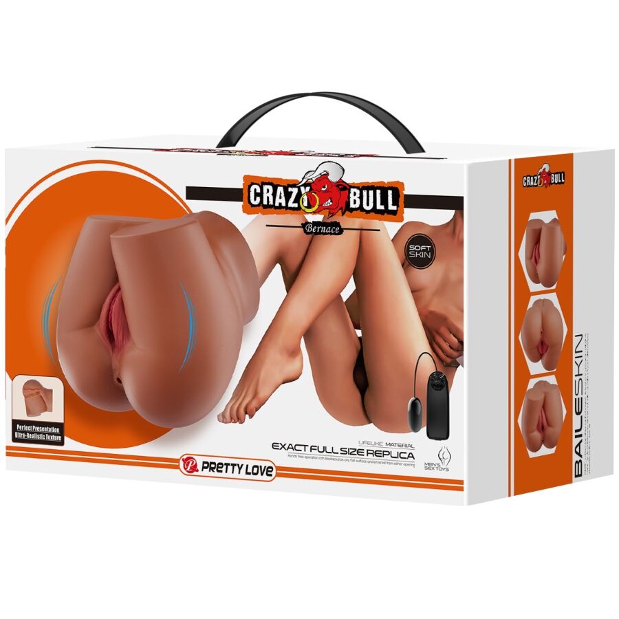 Crazy Bull Bernace Masturbatore Glutei Vagina e Ano Vibrante Carne – immagine 12