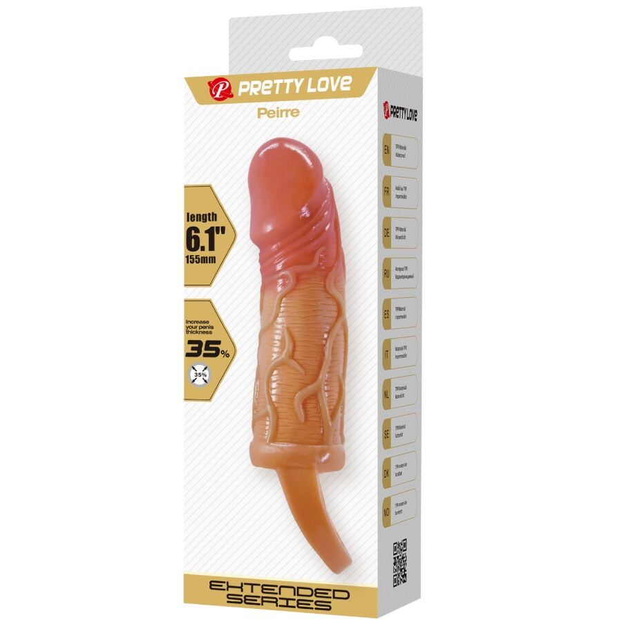 Pretty Love Peirre Guaina per Pene e Testicoli con Anelli 10 cm – immagine 9